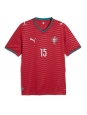Moške Nogometnih dresov Portugalska Joao Neves #15 Domači SP 2026 Kratki rokavi Moške Nogometnih dresov Portugalska Joao Neves #15 Domači SP 2026 Kratki rokavi